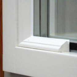 BWF-profilierte Glasleiste